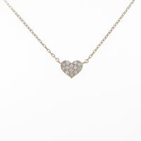 サマンサティアラ ハート ダイヤモンドネックレス