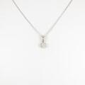 プラチナダイヤモンドネックレス 0．307ct・I・SI2・GOOD