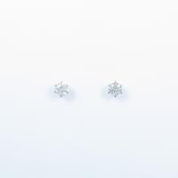 プラチナダイヤモンドピアス 0．201ct・0．202ct・D・SI1?2・VG?GOOD