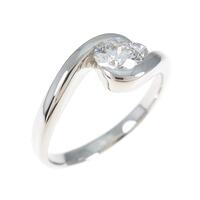 プラチナダイヤモンドリング 0．428ct・F・VS2・3EXT H＆C
