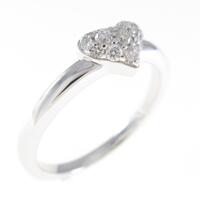 ポンテヴェキオ ハート ダイヤモンドリング