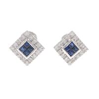 750WG サファイヤピアス