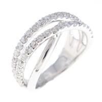 K18WG ダイヤモンドリング