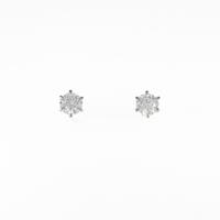 【リメイク】ST／プラチナダイヤモンドピアス 0．842ct・E?F・VVS1・EXT・H＆C