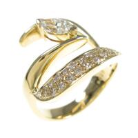 K18YG ダイヤモンドリング