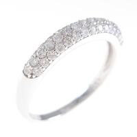 K18WG ダイヤモンドリング