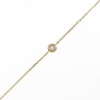 K18YG ダイヤモンドブレスレット