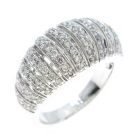 K18WG ダイヤモンドリング