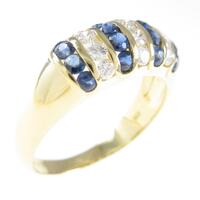 K18YG サファイヤリング