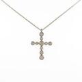 カシケイ クロス ダイヤモンドネックレス