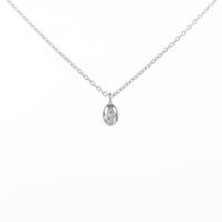 K18WG ダイヤモンドネックレス