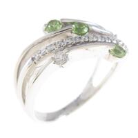 K18WG デマントイドガーネットリング