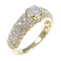 K18YG ダイヤモンドリング