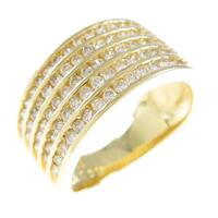 K18YG ダイヤモンドリング