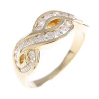 K18YG ダイヤモンドリング