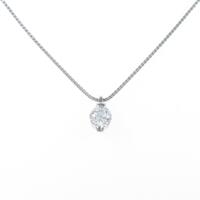 プラチナダイヤモンドネックレス 0．301ct・E・SI1・GOOD