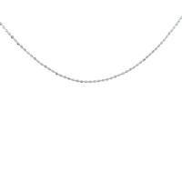 K18WG ボール チェーンネックレス