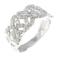 K18WG ダイヤモンドリング