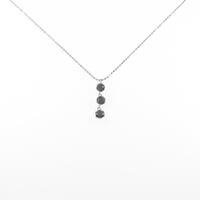 K18WG ダイヤモンドネックレス