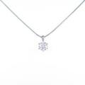 【新品】プラチナダイヤモンドネックレス 0．234ct・E・SI2・VG