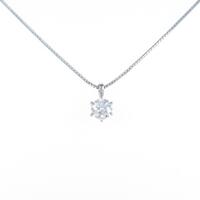 【新品】プラチナダイヤモンドネックレス 0．234ct・E・SI2・VG