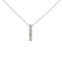 K18WG ダイヤモンドネックレス