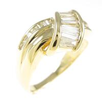 K18YG ダイヤモンドリング