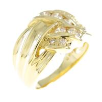 K18YG ダイヤモンドリング