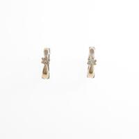 K18PG／PT ダイヤモンドイヤリング