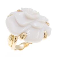 シャネル カメリア リング