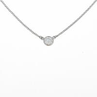 ティファニー バイザヤード ネックレス 0．21ct・F・VVS2・3EXT