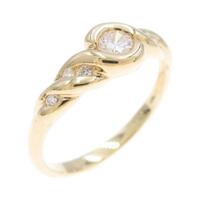 750YG ダイヤモンドリング