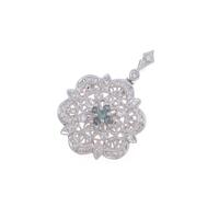 K18WG アレキサンドライトペンダント