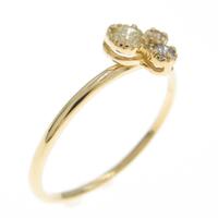 K18YG ダイヤモンドリング