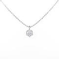 プラチナダイヤモンドネックレス 0．257ct・D・VVS1・GOOD