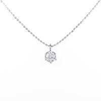 プラチナダイヤモンドネックレス 0．257ct・D・VVS1・GOOD