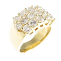 K18YG ダイヤモンドリング