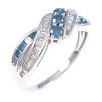 K18WG ダイヤモンドリング