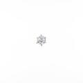 【リメイク】プラチナダイヤモンドピアス 片耳 0．379ct・G・SI2・VG