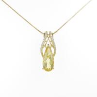 18YG ベリルネックレス