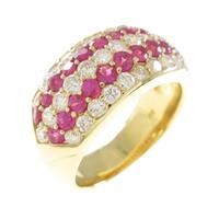 K18YG ルビーリング