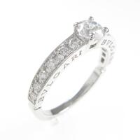 ブルガリ デディカータ ア ヴェネチア リング 0．34ct・D・VVS1・3EXT