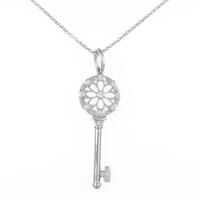 ティファニー フローラル キー ネックレス