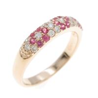 ポンテヴェキオ ピンクサファイヤリング