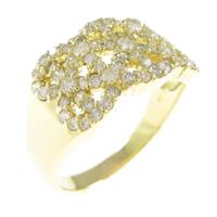 K18YG ダイヤモンドリング