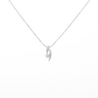 K18WG ダイヤモンドネックレス