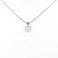 プラチナダイヤモンドネックレス 0．814ct・H・SI2・VG