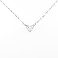 【リメイク】プラチナダイヤモンドネックレス 0．523ct・F・VS2・ハートシェイプ