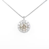 プラチナダイヤモンドネックレス 1．573ct・LB・SI1・VG