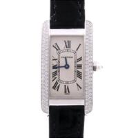 カルティエ WB701851 タンクアメリカン WG／サイド2D クォーツ